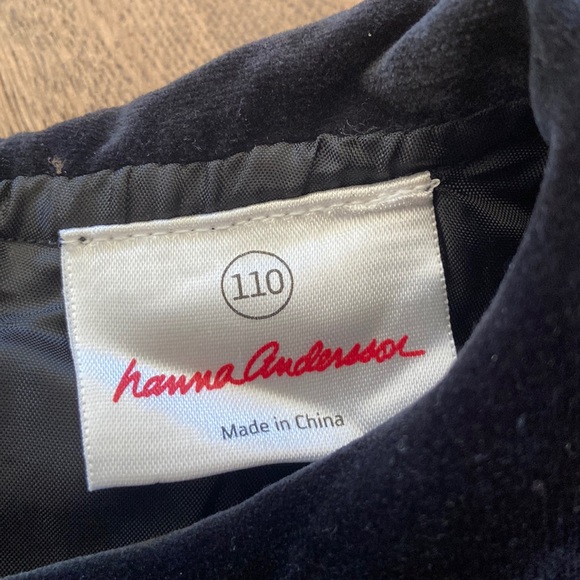 NWOT-Hanna Andersson Velvet Plaid Holiday Dress - Picture 3 of 4